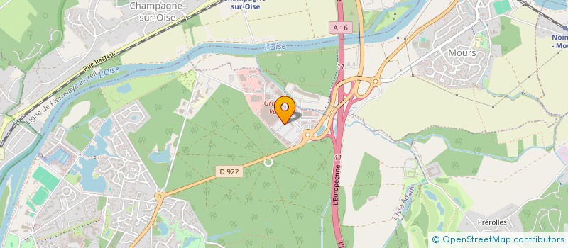 localisation de l'entreprise GESTION DU GRAND VAL  L'ISLE ADAM