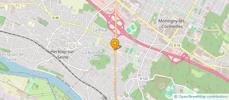 localisation de l'entreprise GESTION DU STRESS  MONTIGNY-LES-CORMEILLES