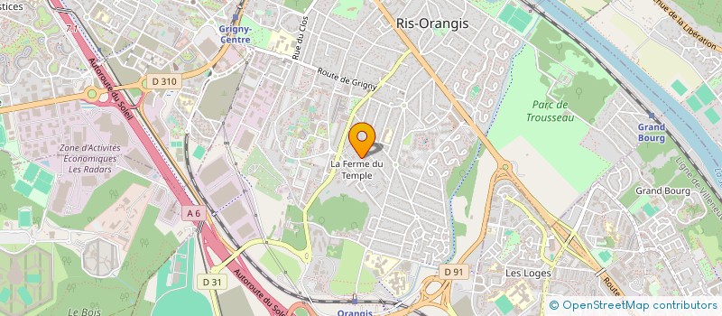 localisation de l'entreprise GESTION ECHANGE ENTRE FORMATEURS à RIS-ORANGIS