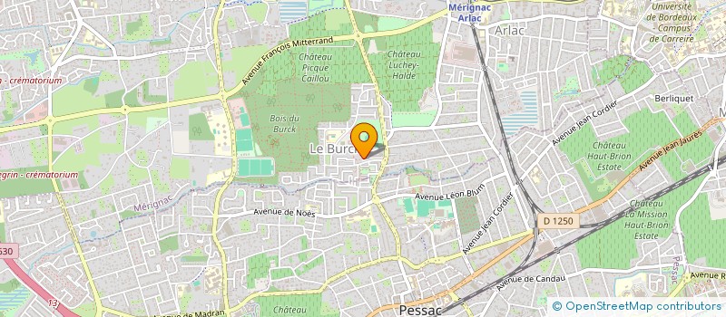 localisation de l'entreprise GESTION ECON POUR DEVELOPP DURABLE  MERIGNAC