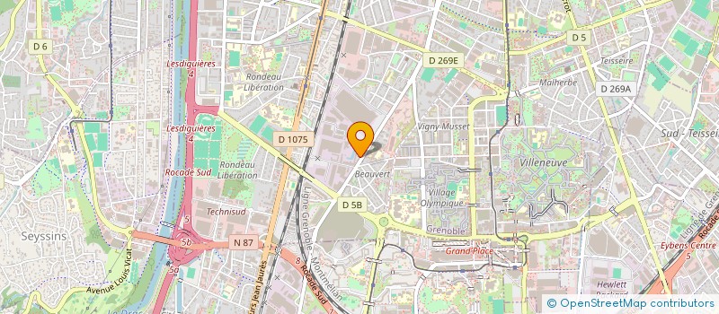 localisation de l'entreprise GESTION ECONOMIE MAITRISE à GRENOBLE