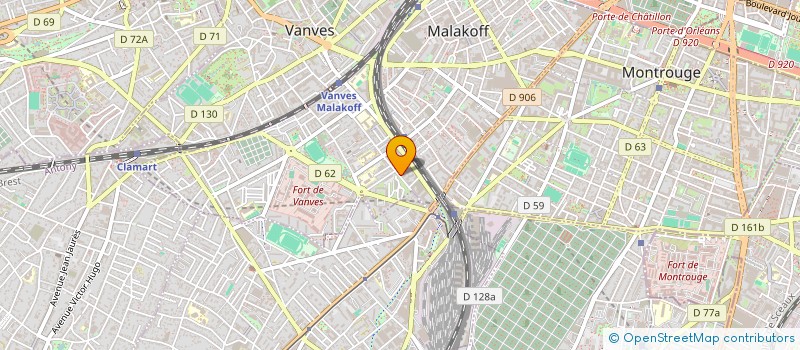 localisation de l'entreprise GESTION ELECTRONIQUE SUD  MALAKOFF