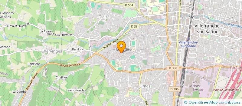 localisation de l'entreprise GESTION ENERGIE DEVELOPPEMENT CLIMATIQUE  VILLEFRANCHE-SUR-SAONE