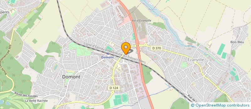 localisation de l'entreprise GESTION ENERGIE FRANCE  DOMONT