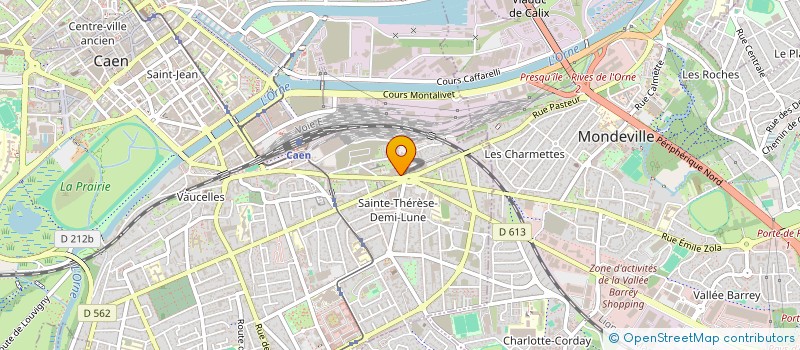 localisation de l'entreprise GESTION ENSEIGN CATHO ECOLES RIVE DROITE à CAEN