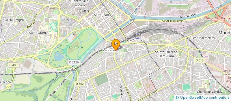 localisation de l'entreprise GESTION ENSEIGNEMENT CATHO LA PROVIDENCE à CAEN
