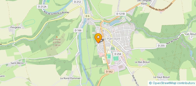 localisation de l'entreprise GESTION ENSEIGNEMENT CATHOLI NOTRE DAME à THURY-HARCOURT-LE-HOM