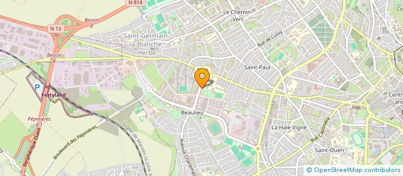 localisation de l'entreprise GESTION ENSEIGNEMENT CATHOLI SAINT PAUL à CAEN