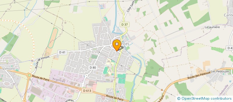 localisation de l'entreprise GESTION ENSEIGNEMENT CATHOLIQUE  ARGENCES