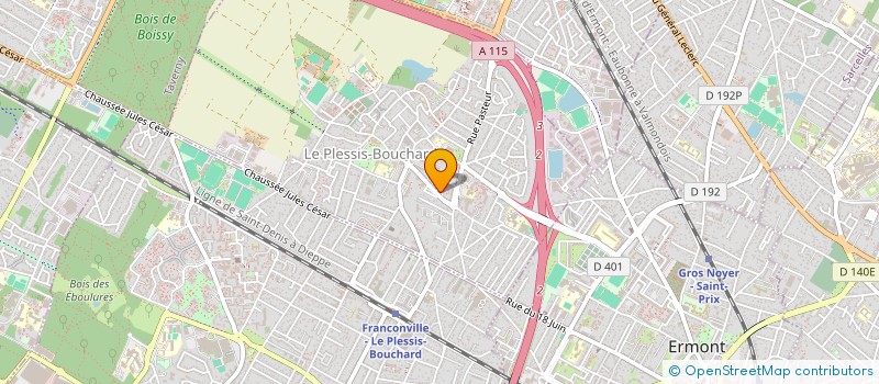 localisation de l'entreprise GESTION EQUIDE FINANCE à COMPIEGNE