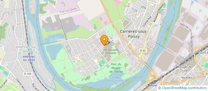 localisation de l'entreprise GESTION ET BATI à CARRIERES-SOUS-POISSY