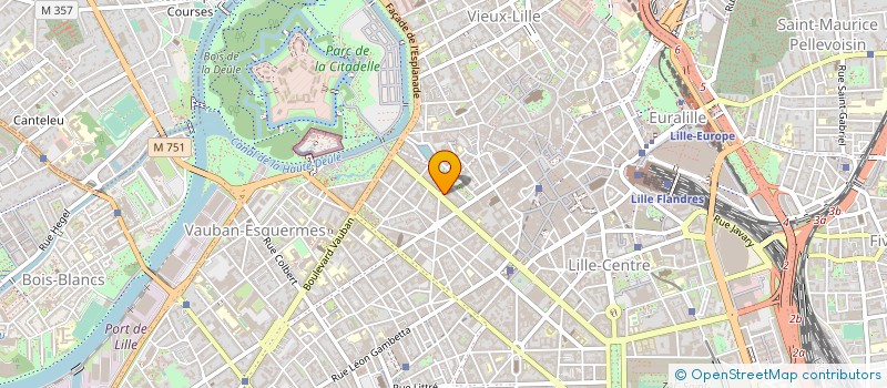 localisation de l'entreprise GESTION ET CONCEPTION LAN à LILLE