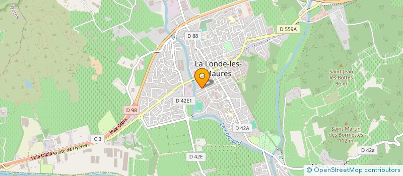localisation de l'entreprise GESTION ET EXPERTISE  LA LONDE-LES-MAURES