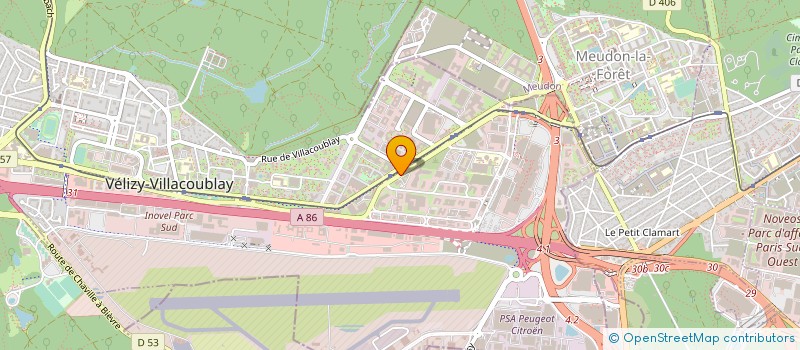 localisation de l'entreprise GESTION ET INFORMATIQUE COMMERCIALE à VELIZY-VILLACOUBLAY