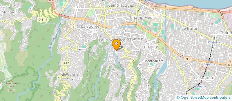 localisation de l'entreprise GESTION ET MAITRISE DE LA CONSTRUCTION à SAINT-DENIS