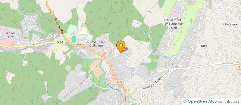 localisation de l'entreprise GESTION ET PARTICIPATION à SAINTE MAXIME
