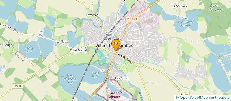 localisation de l'entreprise GESTION ET PATRIMOINE DE LA DOMBES à VILLARS-LES-DOMBES