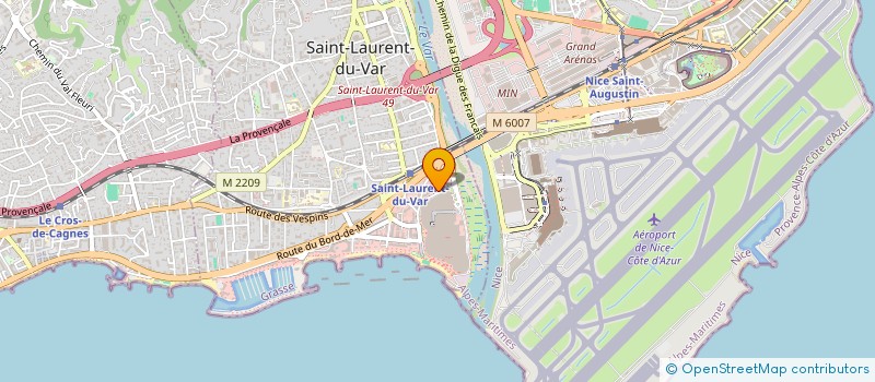 localisation de l'entreprise GESTION ET PATRIMOINE DU SUD à SAINT LAURENT DU VAR