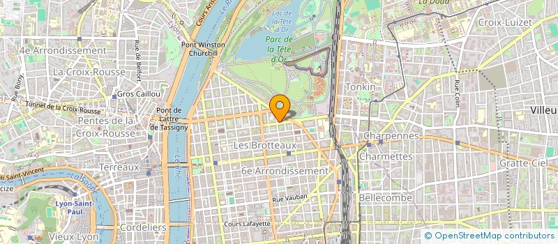 localisation de l'entreprise GESTION ET PATRIMOINE LESCUYER à LYON