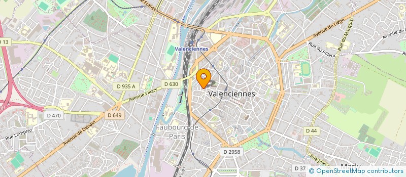 localisation de l'entreprise GESTION ET PERFORMANCE à VALENCIENNES