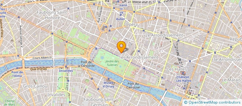 localisation de l'entreprise GESTION ET PRESTATIONS HOTELIERES - GPH à PARIS