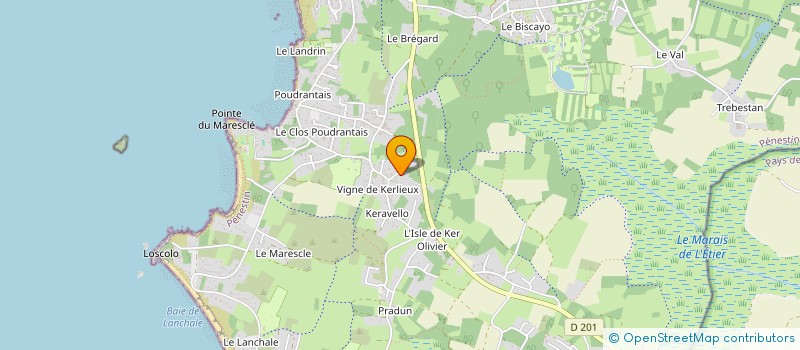 localisation de l'entreprise GESTION ET PREVENTION DES RISQUES  PENESTIN