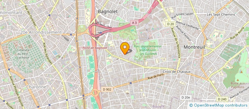 localisation de l'entreprise GESTION ET PROSPECTIVE à COURTRY
