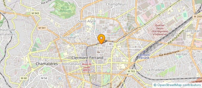 localisation de l'entreprise GESTION ET SERVICE D'AUVERGNE  CLERMONT-FERRAND