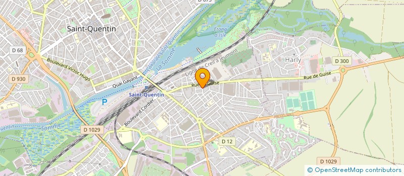 localisation de l'entreprise GESTION ET SERVICES  SAINT-QUENTIN