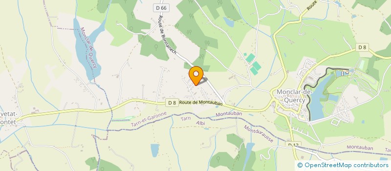 localisation de l'entreprise GESTION ET SERVICES CONCIERGERIE  MONCLAR-DE-QUERCY
