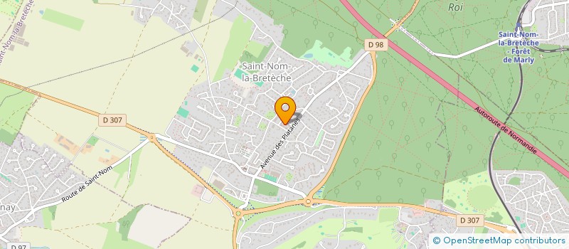 localisation de l'entreprise GESTION ET STRATEGIE  SAINT-NOM-LA-BRETECHE