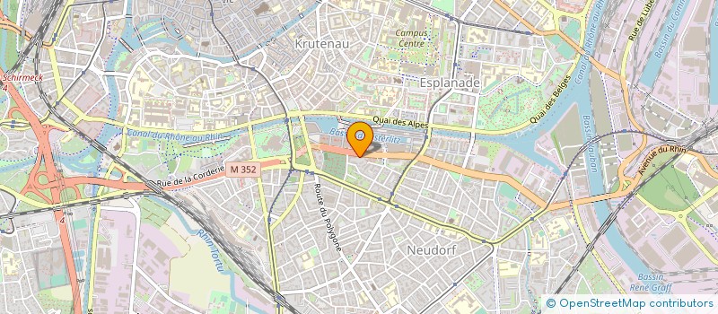 localisation de l'entreprise GESTION ET STRATEGIES à STRASBOURG