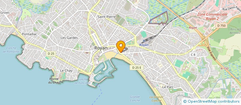 localisation de l'entreprise GESTION ET TECHNIQUE DU BATIMENT à ROYAN