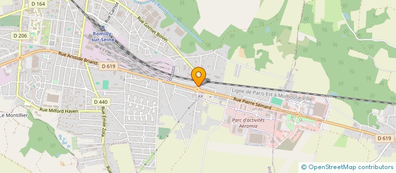 localisation de l'entreprise GESTION ET TRANSACTION IMMOBILIERE  ROMILLY-SUR-SEINE