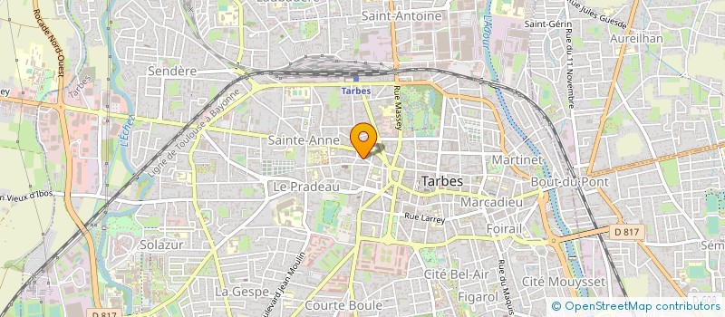 localisation de l'entreprise GESTION ETUDE EN FINANCEMENTS à TARBES