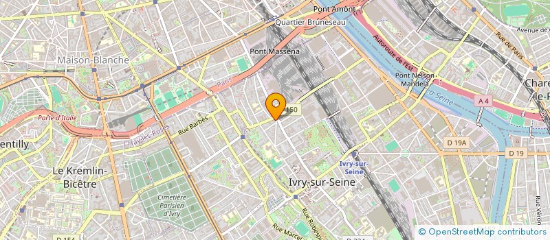 localisation de l'entreprise GESTION ETUDES ET SERVICES MULTIPLES à IVRY-SUR-SEINE