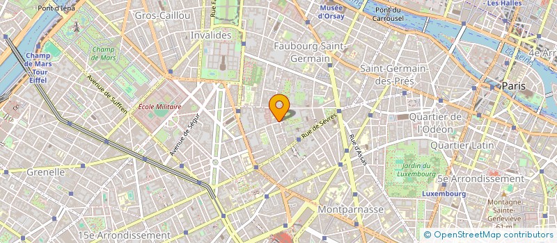 localisation de l'entreprise GESTION ETUDES TECHNIQUE BATIMENT  PARIS