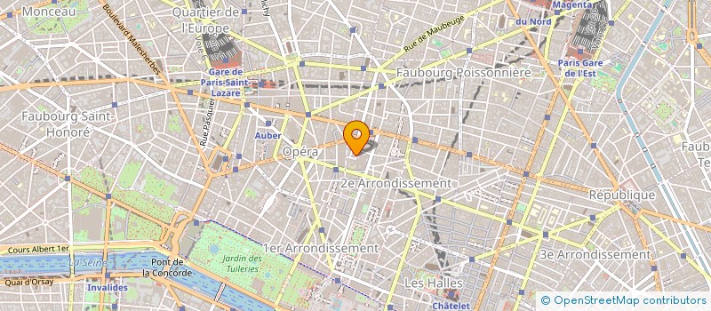 localisation de l'entreprise GESTION ETUDES TRANSF INDUSTRIEL COMMERC à PARIS