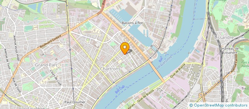 localisation de l'entreprise GESTION EUROPEENNE DE CAPITAUX à BORDEAUX