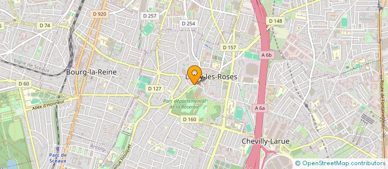 localisation de l'entreprise GESTION EXPLOITATION HOTELLERIE RESTO  L'HAY-LES-ROSES