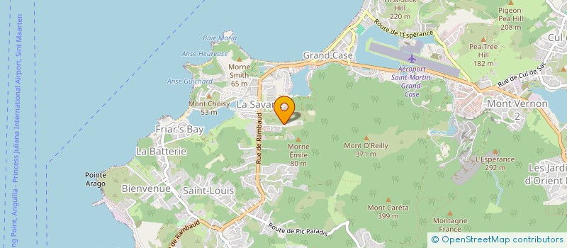 localisation de l'entreprise GESTION & EXPLOITATION STATIONS SERVICE  SAINT MARTIN