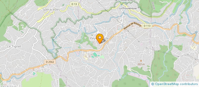 localisation de l'entreprise GESTION FIDUCIAIRE ET EXPERTISE COMPTABL  PEYMEINADE