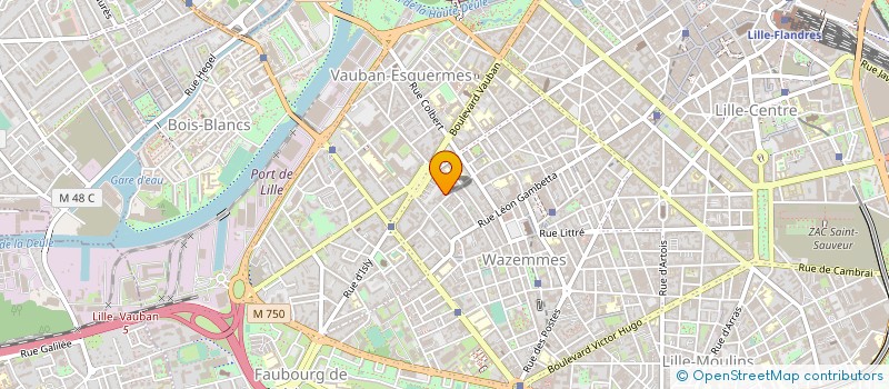 localisation de l'entreprise GESTION FINANC INDUSTRIELLE&FINANCIERE à LILLE