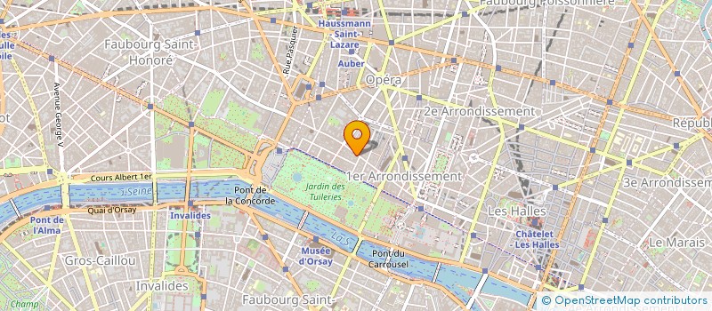 localisation de l'entreprise GESTION FINANC PRIVE GEFIP à PARIS