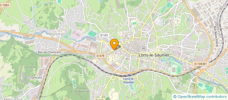 localisation de l'entreprise GESTION FINANCES COMMERCIAL à LONS-LE-SAUNIER