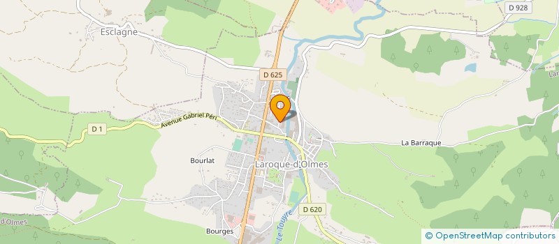 localisation de l'entreprise GESTION FINANCIERE BOMBA à LAROQUE-D'OLMES