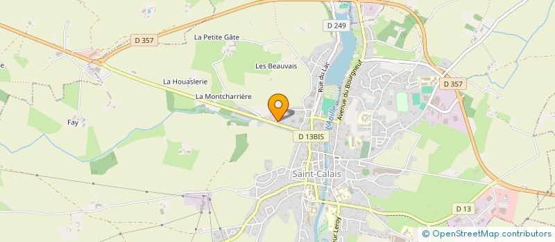 localisation de l'entreprise GESTION FONCIERE CREPIN à SAINT-CALAIS