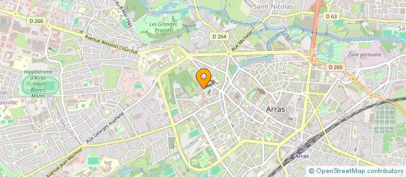 localisation de l'entreprise GESTION FONDS SOLIDARITE LOGEMENT PDC à ARRAS