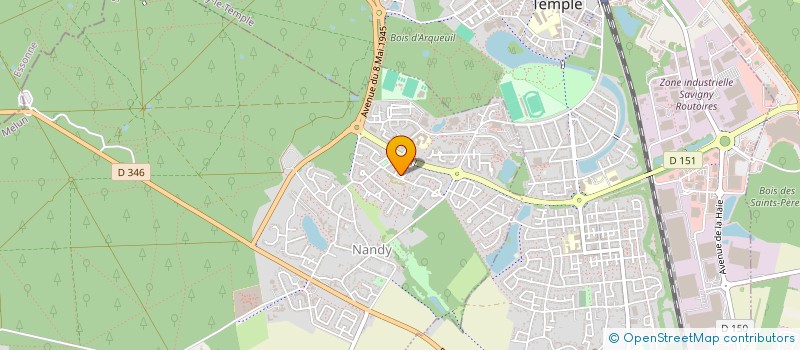localisation de l'entreprise GESTION FOOT MANAGEMENT à NANDY