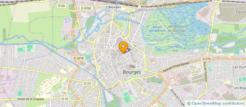 localisation de l'entreprise GESTION FOYER TRAVAI MIGRANT BATIMENT à BOURGES